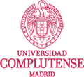 Universidad Complutense, logo centrado rojo
