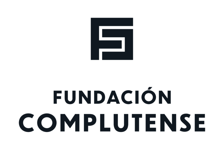 Fundación Complutense, logo centrado principal negro