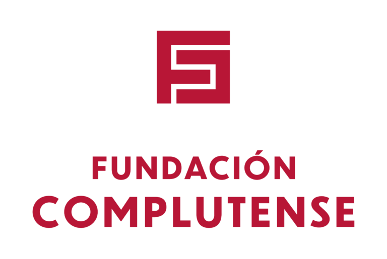 Fundación Complutense, logo centrado principal rojo
