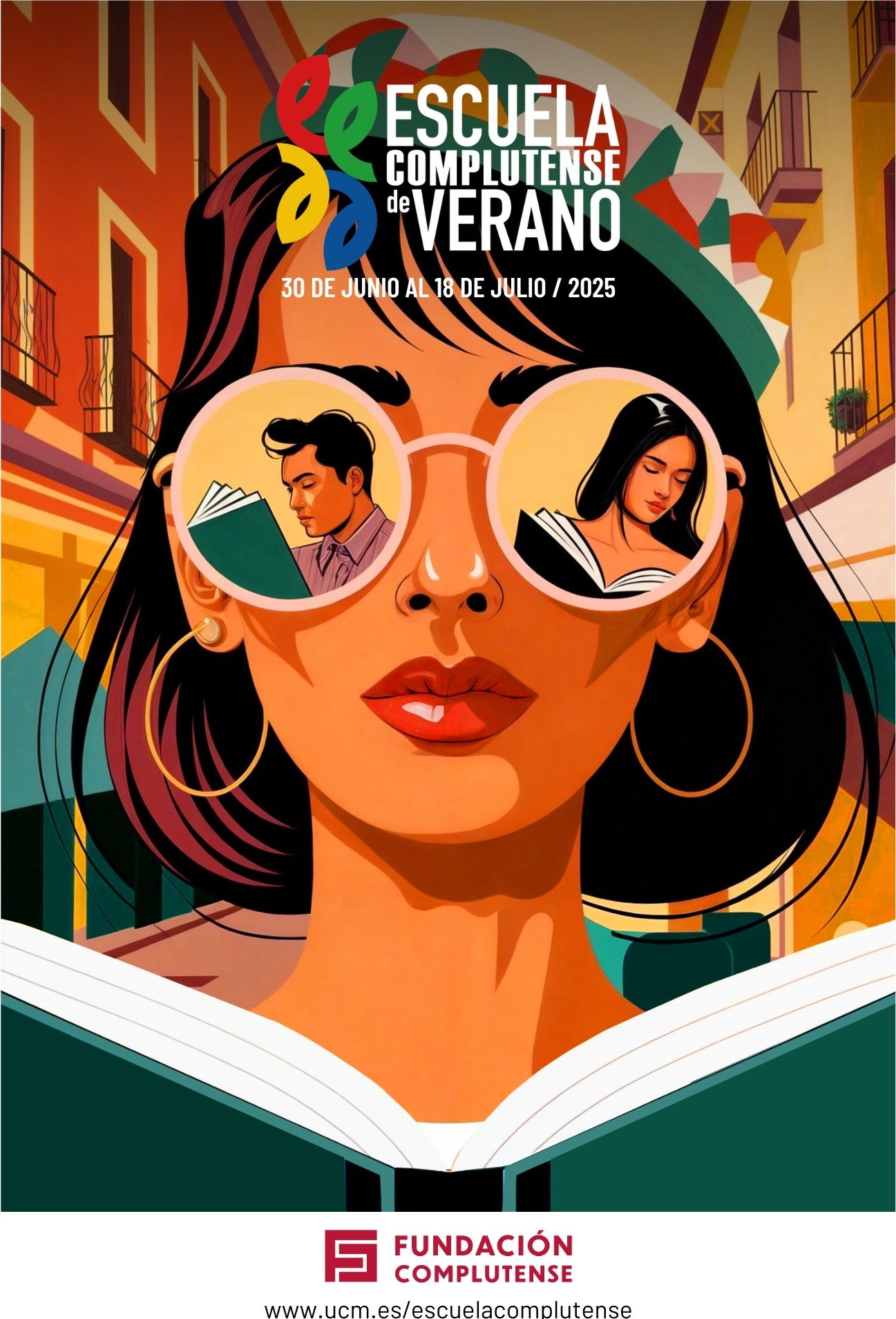 Cartel ganador del Concurso de Diseño del Cartel de la Escuela Complutense de Verano 2025